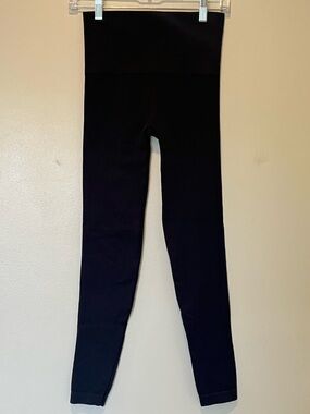 SPANX Black High-Waist Leggings with Wide Waistband